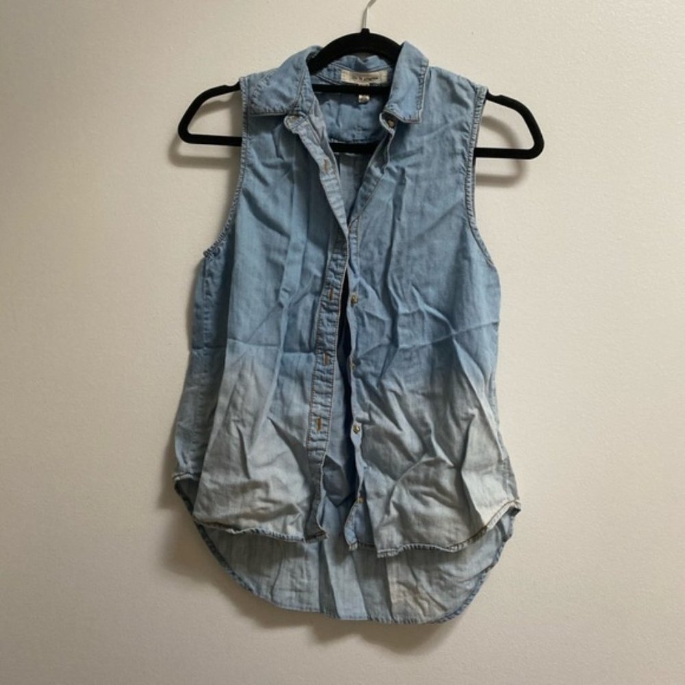 Forever 21 Life in Progress Chambray Shirt XS